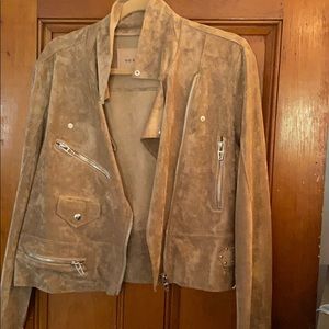 BlankNYC faux suede moto jacket